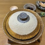 手打ち蕎麦・鮨 いまふく - 蕎麦がき白子のあんかけ