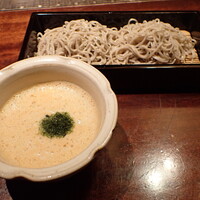 蕎麦懐石 無庵 - 大和芋つけとろせいろ