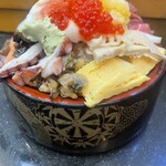 寿司富 - ガリ、わさびは普通盛り