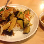 台湾料理 百味鮮 - 2014.11.18  茄子飯☆  650円