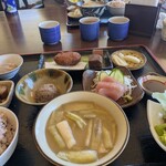 カフェレストラン長楽 - 田芋膳2つとお子様ライススープセットを注文　