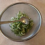 ラーメン大統領 - サービスのネギ