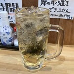 大衆立飲 もつ刺 すずき - まんぱんメガハイ