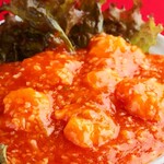 中国料理 百楽 - 海老のチリソース煮