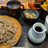 粗挽きそば 手打ち 日本橋福田雅之 - 料理写真:粗挽きそばせいろ　かき揚げ丼
