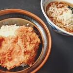 安兵衛 - たれかつ丼とそば