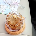 道の駅 国上 - シュークリーム、カスタードクリームが入ってます。