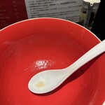 MEN-EIJI Hiragishi Base - 最後はニボシ酢を追加して完飲