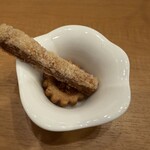 カレーでププレ - お菓子を出していただきました。