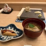 すし善 - 穴子　蛤のお椀