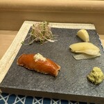 すし善 - 鮭のヅケ