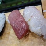 とも恵寿し - マグロとエンガワ