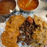 アーンドラ・ダバ - おかわりライスに乗せ乗せ