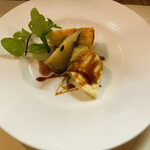 タヴェルナ カッパ - デザート　パイナップルケーキ　プリン　洋梨