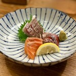 酒場 やまと - ◉刺身三種盛り　　¥759-