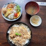 鶏の伊藤 - 鶏めし定食1100円
