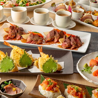 職人こだわりの海鮮和食が並ぶ飲み放題付宴会コース