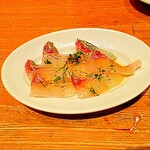 UOKIN食堂 - シマアジのカルパッチョ