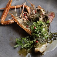 赤座海老　ハーブソース