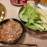 焼肉ヒロミヤ - 肉みそ・白菜