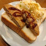 コロッケのせきや - メンチカツサンド