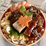 アマノパークス - どの具材もたっぷりですべて美味しい贅沢なわっぱです