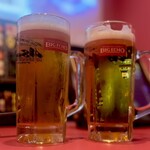カラオケ ビッグエコー - ドリンク写真:生ビール
