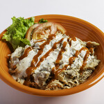 J's Vendor KONAN DINER - Chicken Over Rice(HOT Sauce)