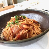 スパゲッティ　香箱蟹