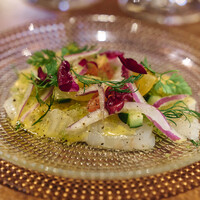 鮮魚のカルパッチョ　ティラディート