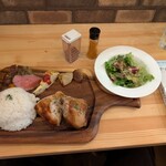 Flame - ロティサリーチキンプレート（ご飯大盛り）