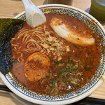丸源ラーメン 広島五日市店 - 醤油豚骨赤