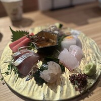 飯家 くーた 西中洲本店 - 刺身盛り合わせ車海老