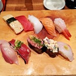 もりもり寿し 能登総本店 - おまかせ握り