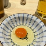 和牛すき焼き 黒野 - 蘭王は卵黄が濃い！！w