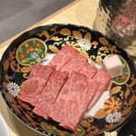 和牛すき焼き 黒野 - 角スキのお肉