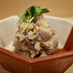 錦酔 - さつまいもとオイルサーディンのポテサラ