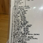 手打うどん長谷川 - おつまみ(500円〜800円)でこんなに種類があります