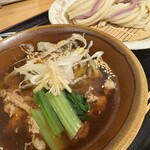 手打うどん長谷川 - 温かいお汁