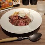 ステーキライスとカレーの店 センタービーフ - こちらもＬサイズだったかと、、