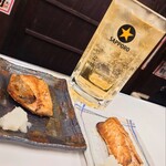 もつ焼き丸昌 - サバ塩焼き等