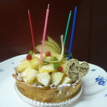 パティスリーメリクリ - 2014/11/18　食べログ４周年◆タルトポワール ４号特別注文