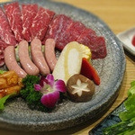 焼肉 伍郷 - 豚鳥ソーセージ盛合せ60RMB