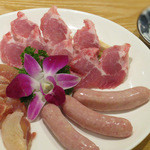 焼肉 伍郷 - ピートロソーセージ盛り48RMB