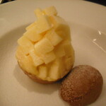 ASHIYA CAFE - りんごのフレッシュフルーツタルト