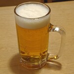 すし酒場 握わい - とりあえず生から。