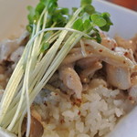 おうちカフェ しぇ・あん - おうちカフェしぇ･あん・マスタードチキン丼(2014.10)