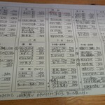 金田 - メニュー2025.11