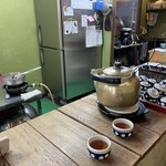 招き猫餡舗 - お茶いただきました〜
