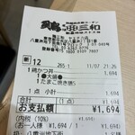鶏三和 八重洲地下街店 - 大盛でも加算なし。